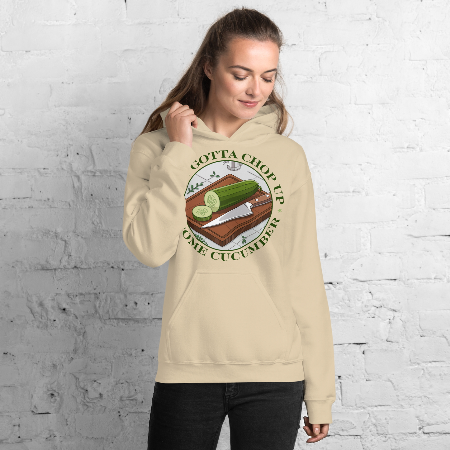 'Just Gotta Chop Up Some Cucumber' (vintage) Hoodie